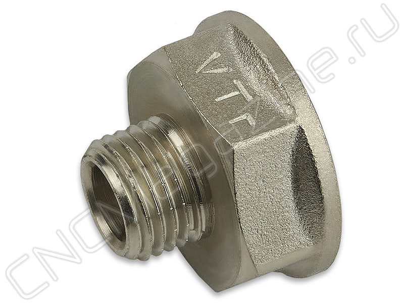 Переходник ВН-НР с резьбы 1/2" на 1/4" для магнитного основания для трубок СОЖ