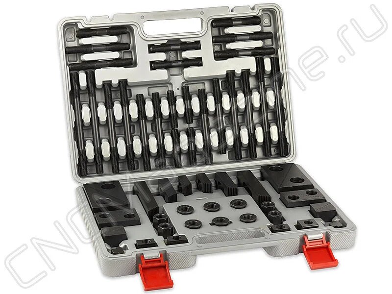 CK-12-14 58 PCS Прижимы фрезерные в кейсе (М12, паз 14 мм)
