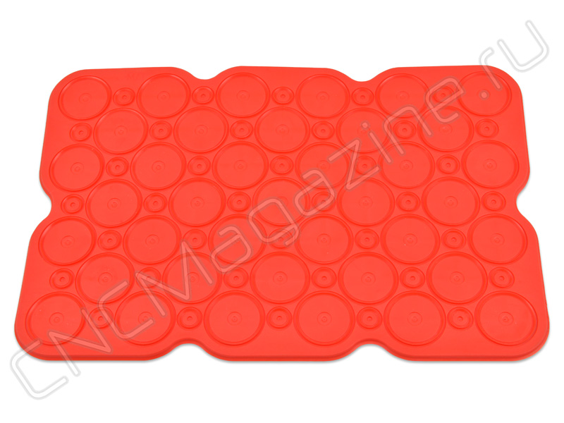 VAC-MAT RED (красный) Коврик полимерный для вакуумных столов Тип 2.ВРМ-RED-2030 мягкой жесткости