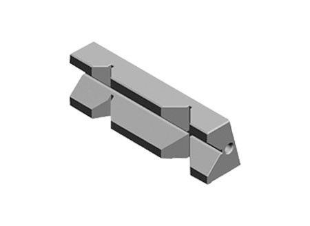 230F-4 Губка быстросменная закаленная призматическая тисков StandardFLEX 1А-4 GERARDI