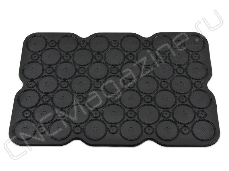VAC-MAT BLACK (черный) Коврик полимерный для вакуумных столов Тип 4.ВРМ-BLACK-2030 заглушка
