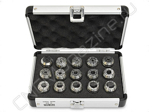ER25G-15 шт Набор цанг с четырехгранником, DIN376, 0.008