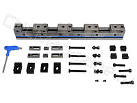 606T-1x600 Тиски станочные многоместные MultiFLEX с губками GRIP