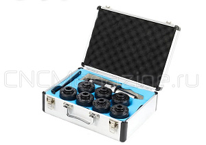 BT40-GT24-130L-7 pcs Быстросменный резьбонарезной патрон MAS 403 с компенсацией по длине (набор)