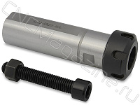 SL32-ER25-80L Цанговый патрон цилиндрический хвостовик, с лыской