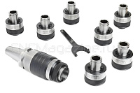 BT40-GT24-130L-7 pcs Быстросменный резьбонарезной патрон MAS 403 с компенсацией по длине (набор)