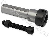SL25-ER25-80L Цанговый патрон цилиндрический хвостовик, с лыской