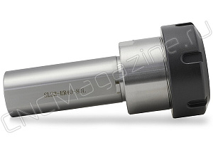 SL32-ER40-80L Цанговый патрон цилиндрический хвостовик, с лыской